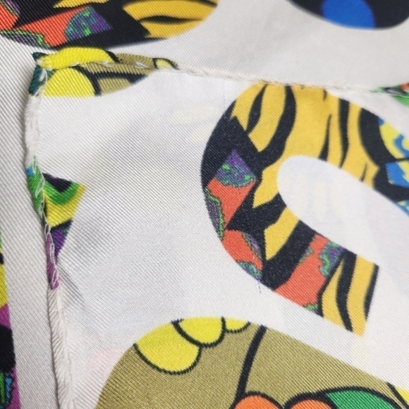 Moschino 100% Silk Scarf - Picture 9 of 13